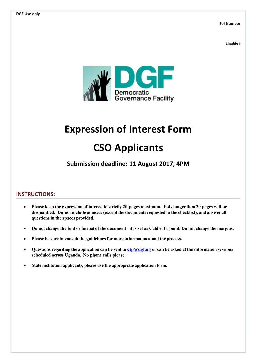 DGF II Cfp