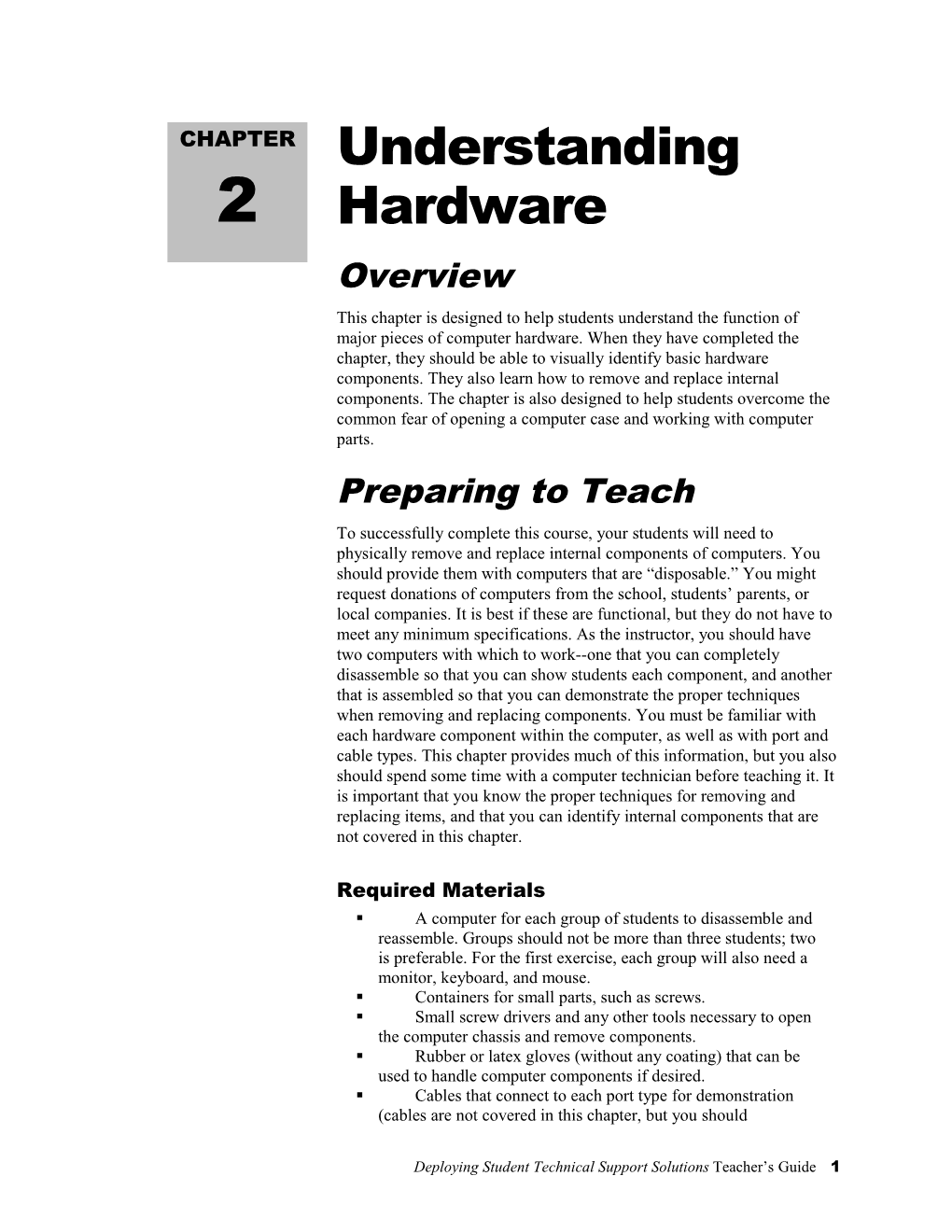 Understanding Hardware