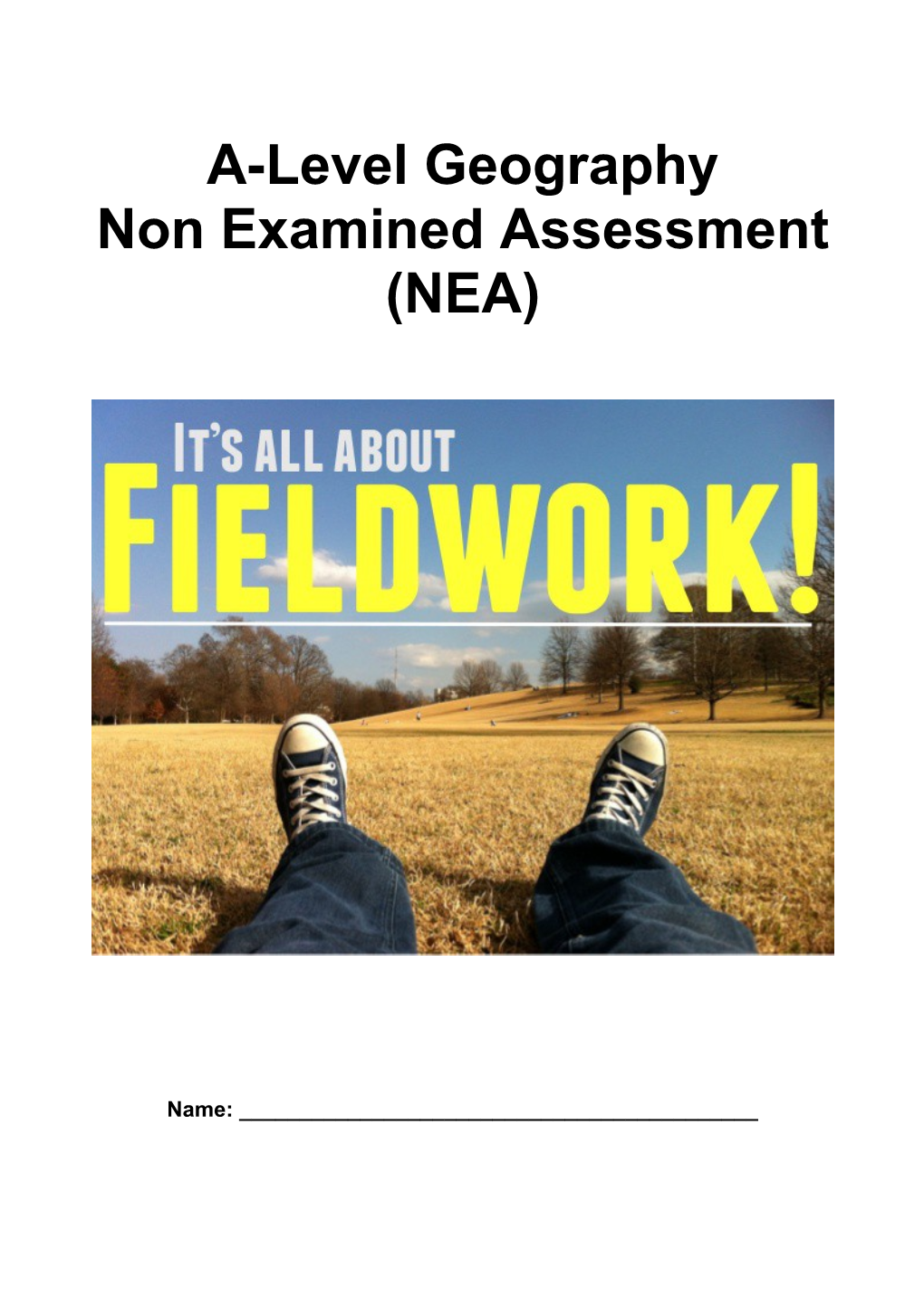 Non Examined Assessment (NEA)