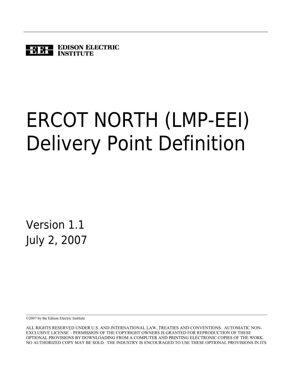Ercot North (Lmp-Eei)