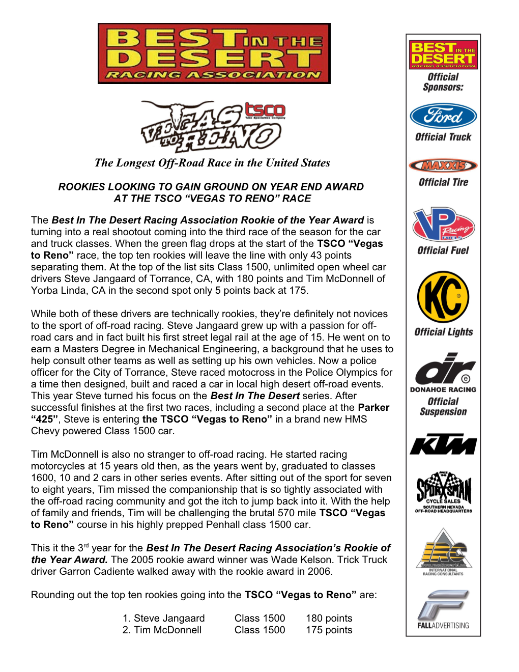 The Longest Off-Road Race in the United States