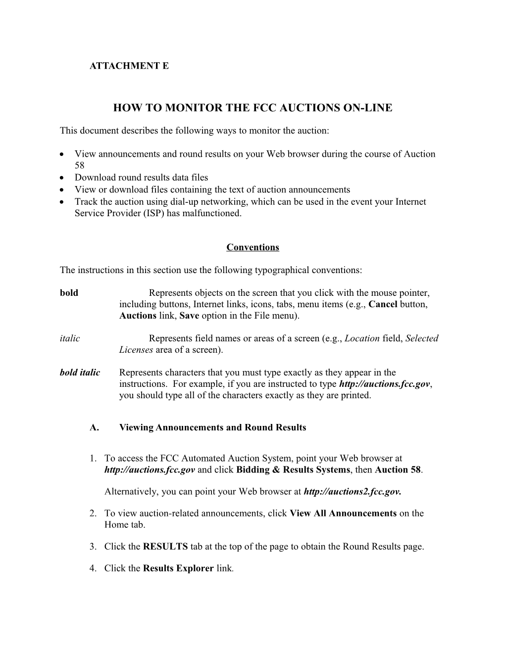 How to Monitor the Fcc Auctions On-Line