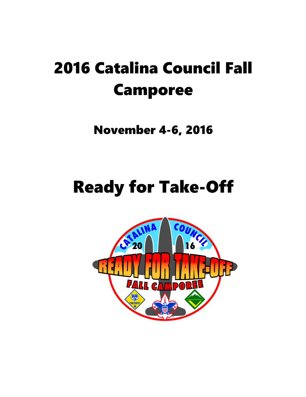 2016 Catalina Council Fall Camporee
