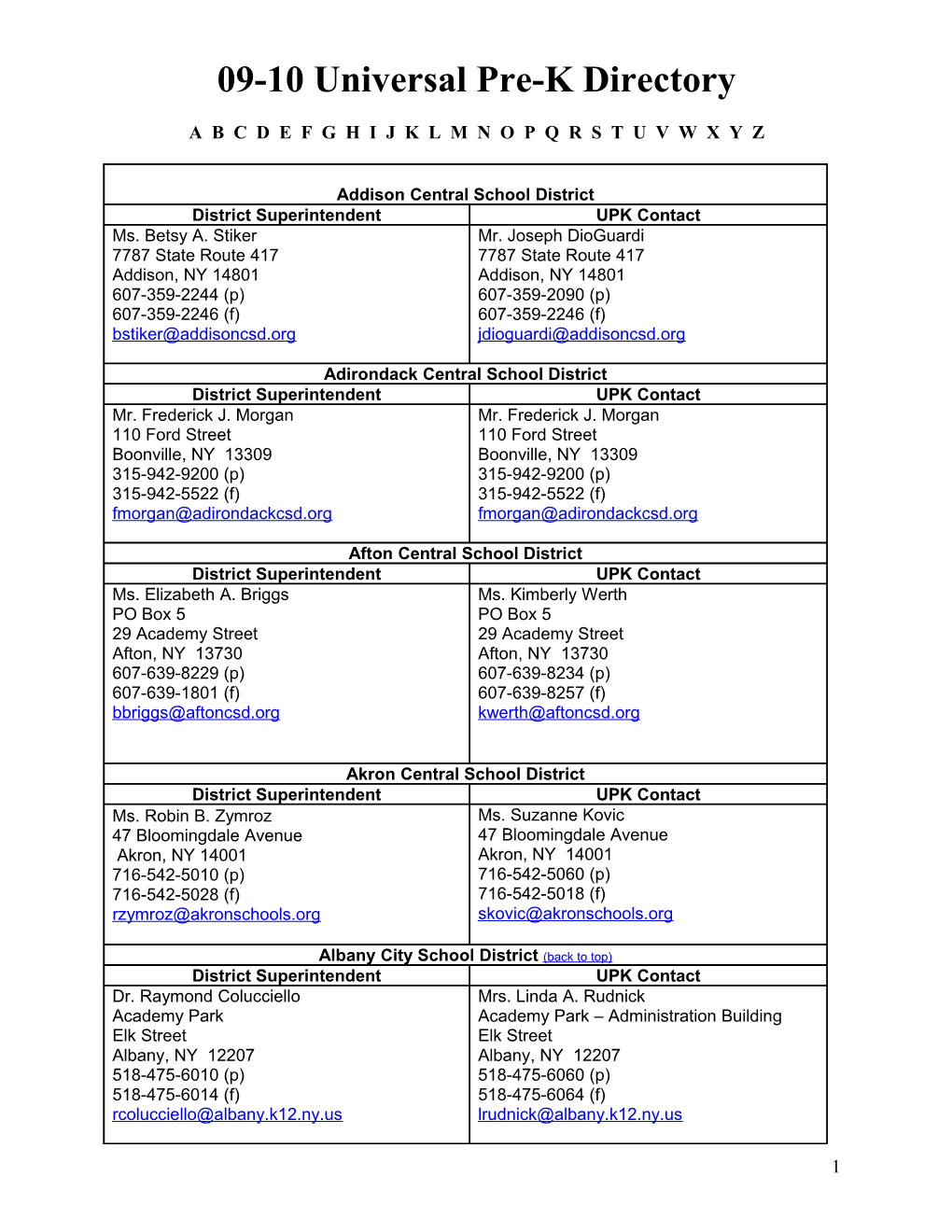 Addison School District