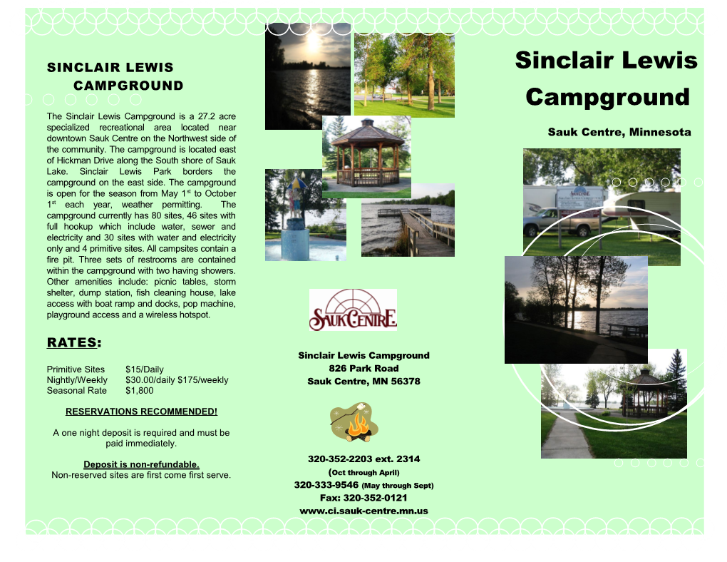 Sinclair Lewis Campground