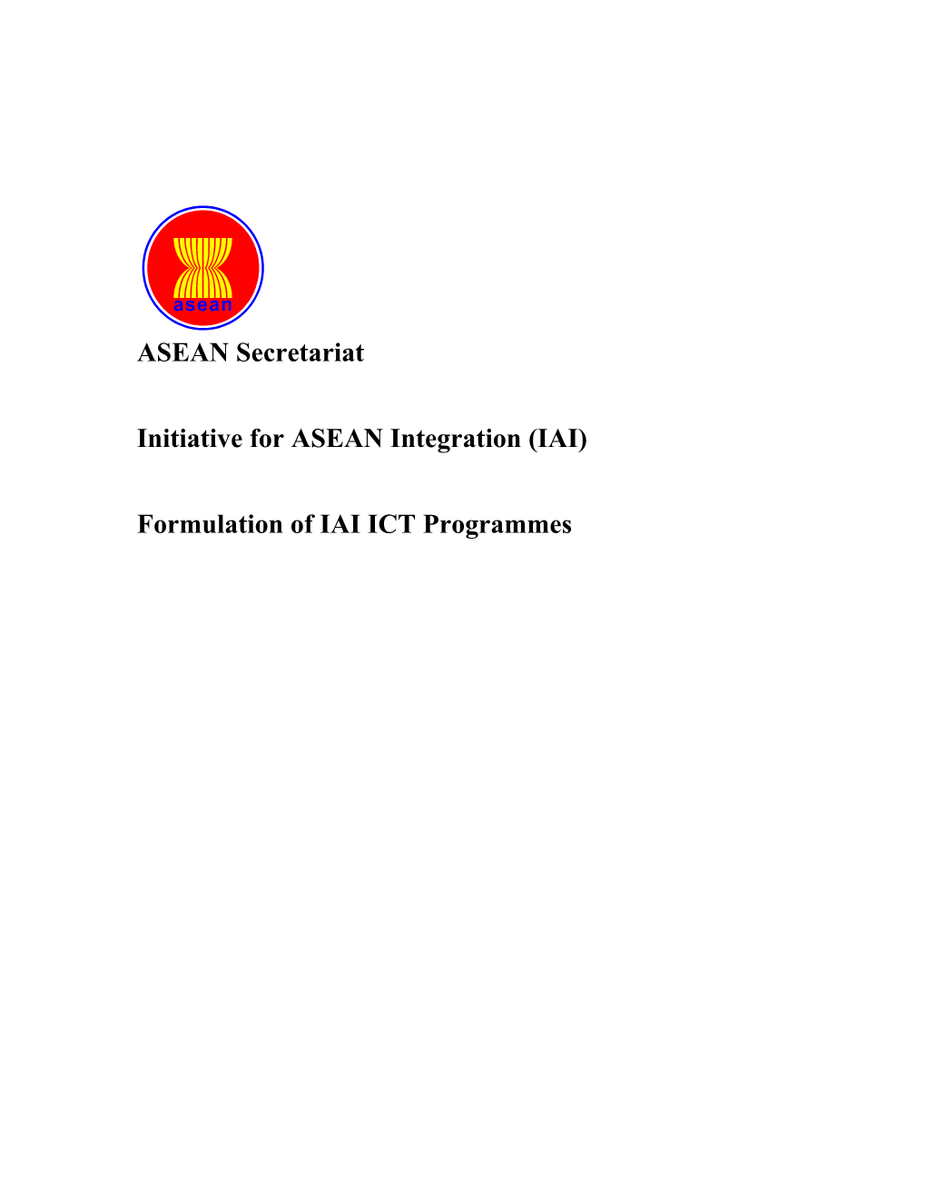Initiative for ASEAN Integration (IAI)