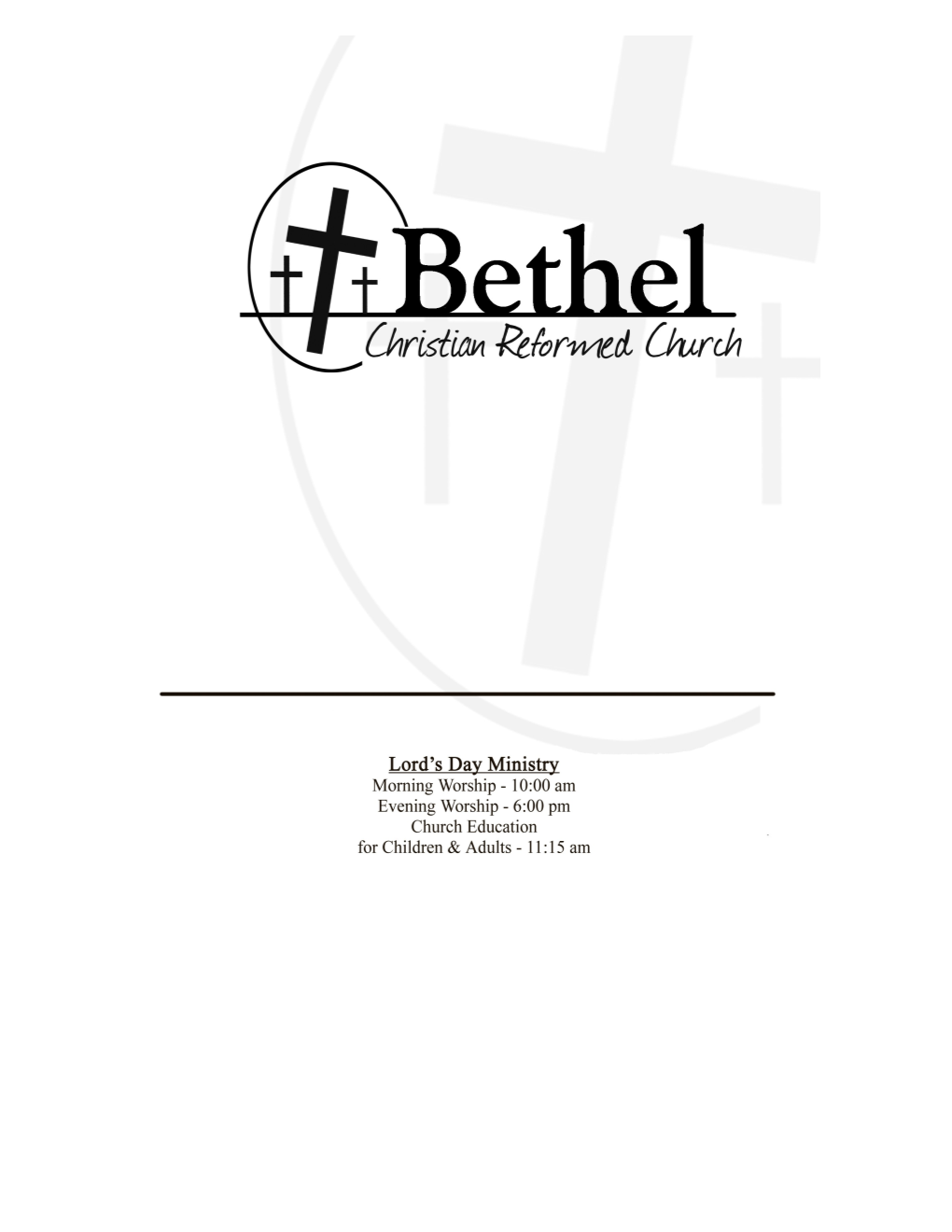 Bethel Christian Reformed Church