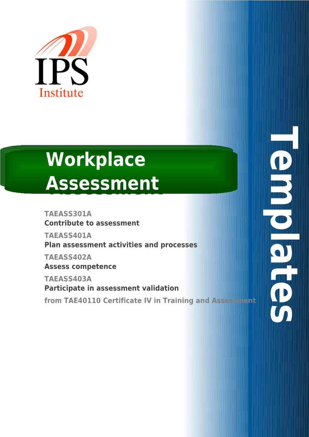 Templates Workplace Assessment Page 1 of 22