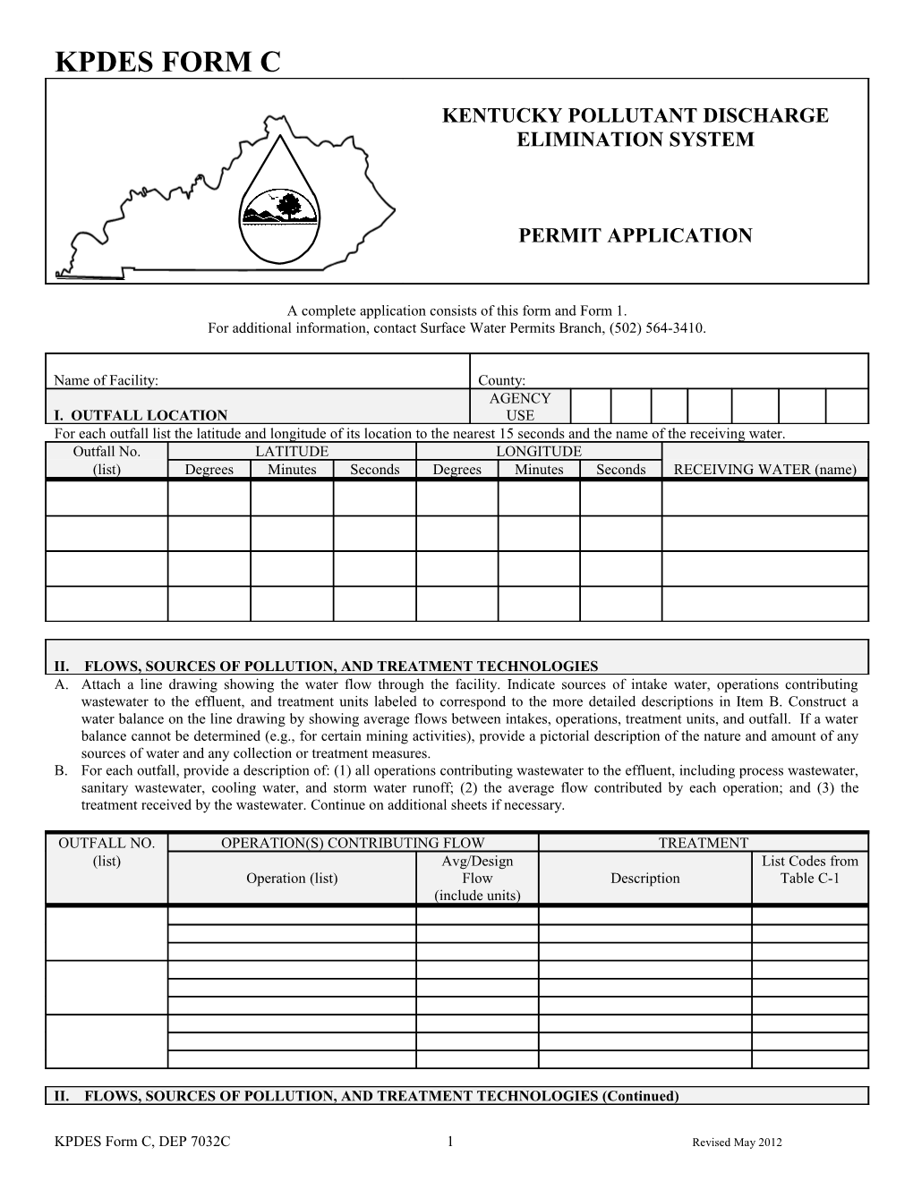 Yes (Complete the Following Table.)No (Go to Section III.)