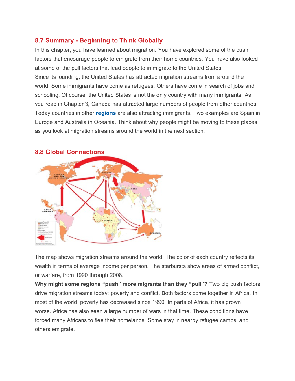 8.7 Summary - Beginning to Think Globally