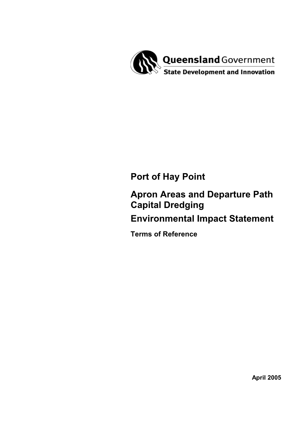 Apron Areas and Departure Path Capital Dredging