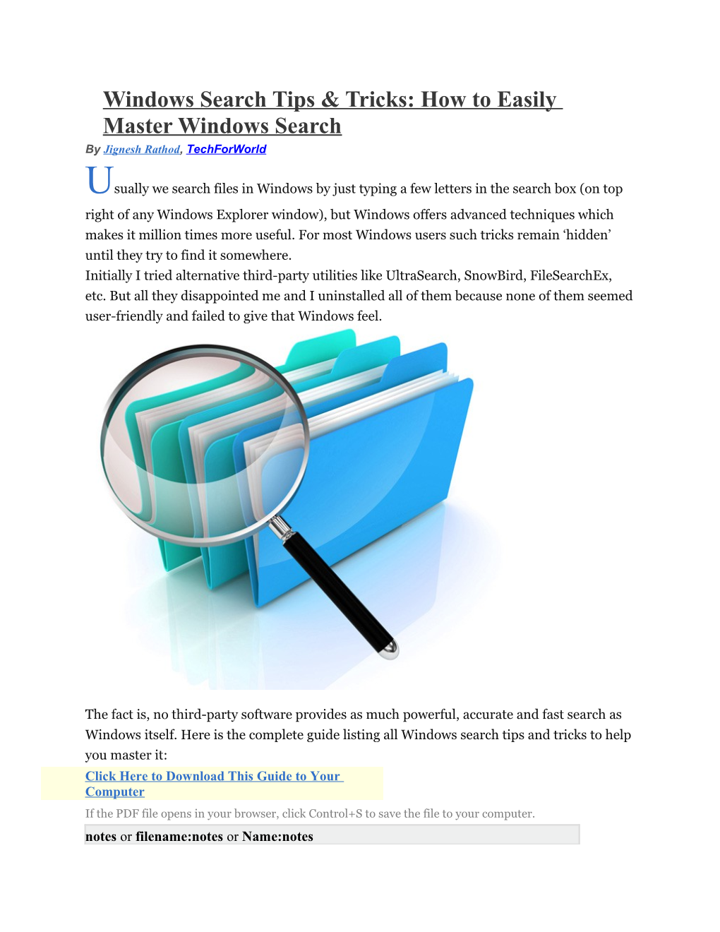 Windows Search Tips & Tricks: How to Easily Master Windows Search