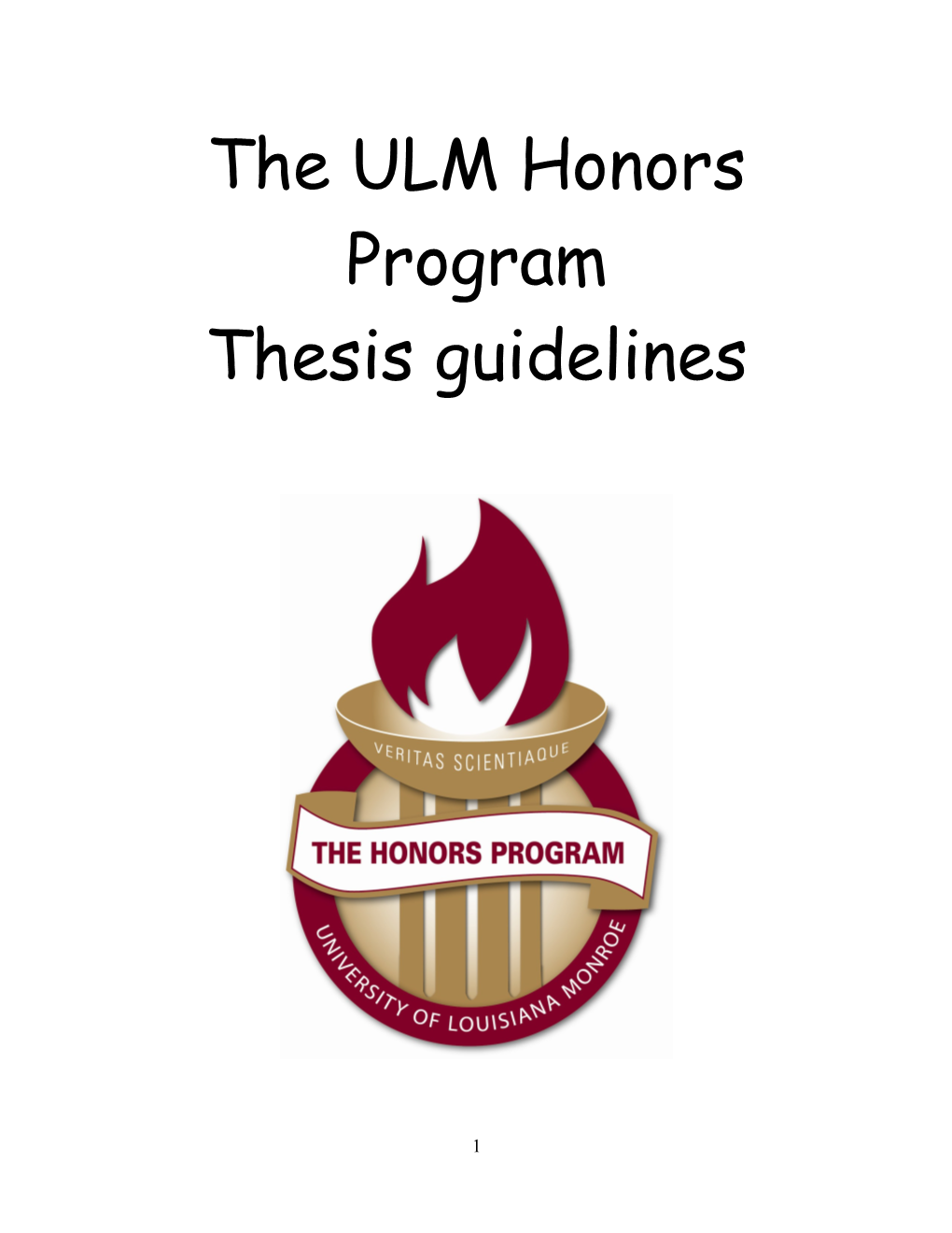 The ULM Honors Program