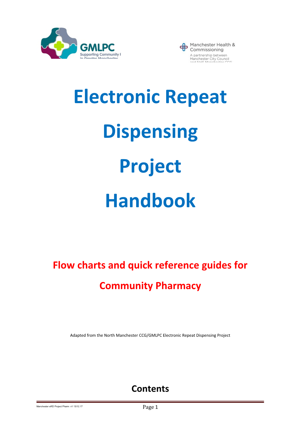 Flow Charts and Quick Reference Guides For