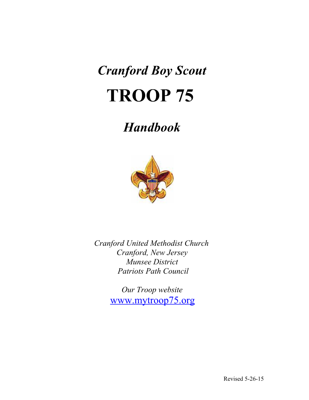 Cranford Boy Scout