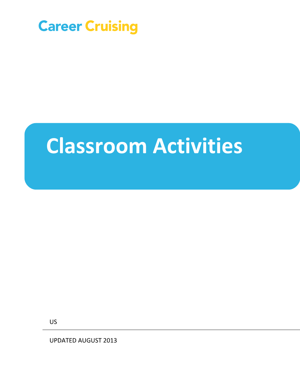 Activity 1: School Subjects and Careers