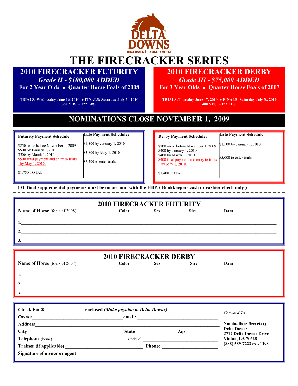 The Firecracker Series