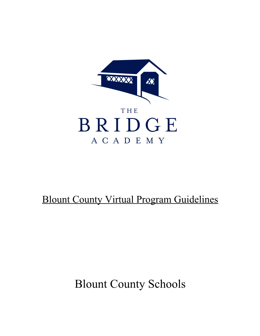 Blount County Virtual Program Guidelines