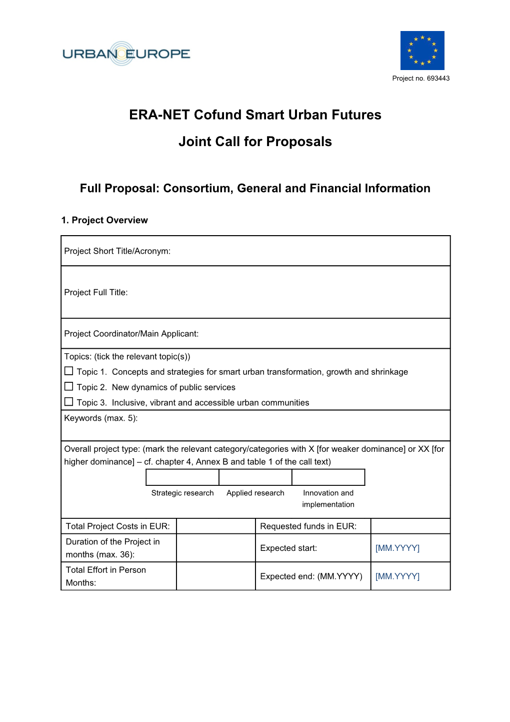 ERA-NET Cofund Smart Urban Futures