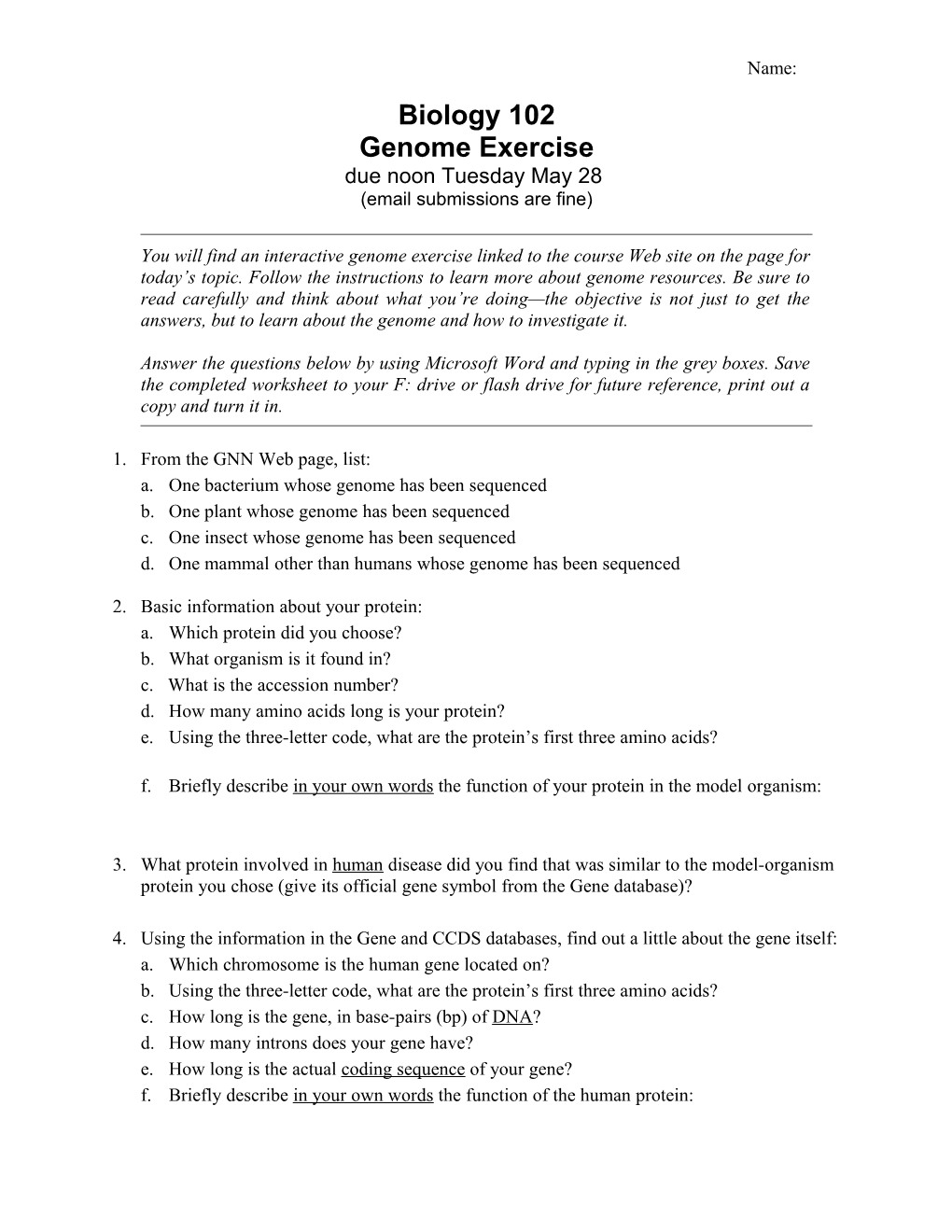 Design-Your-Own Experiment Worksheet