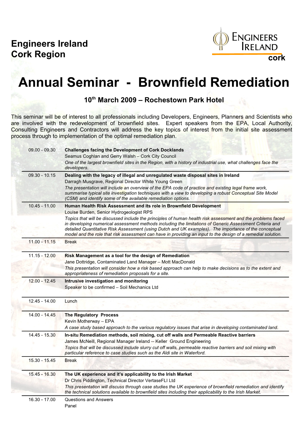 Brownfield Remediation