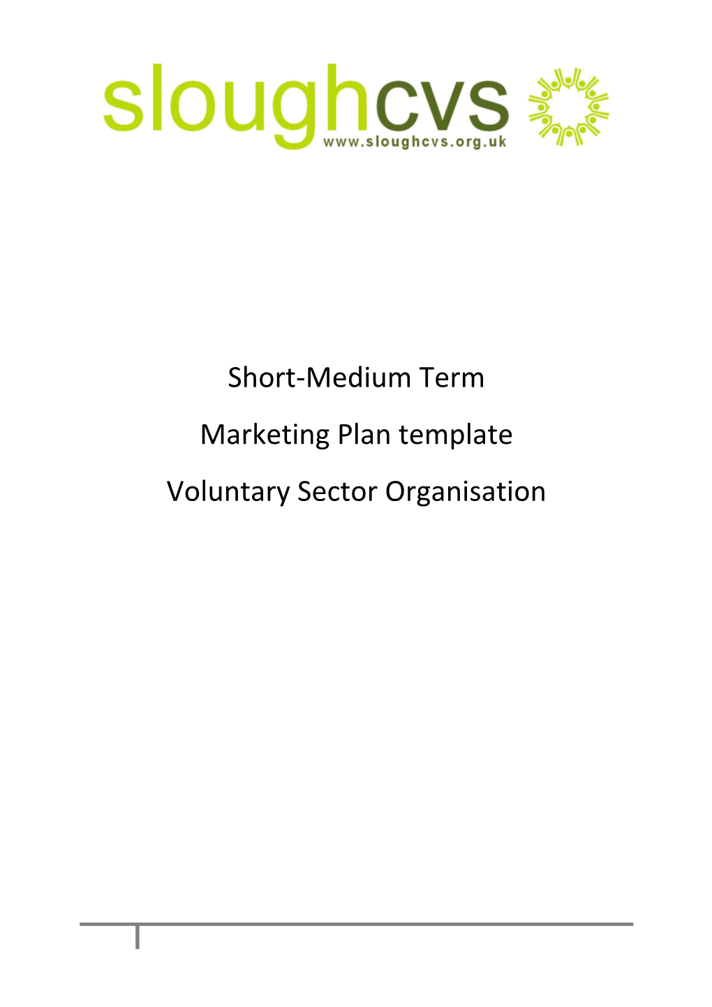 Short Medium Term Marketing Plan