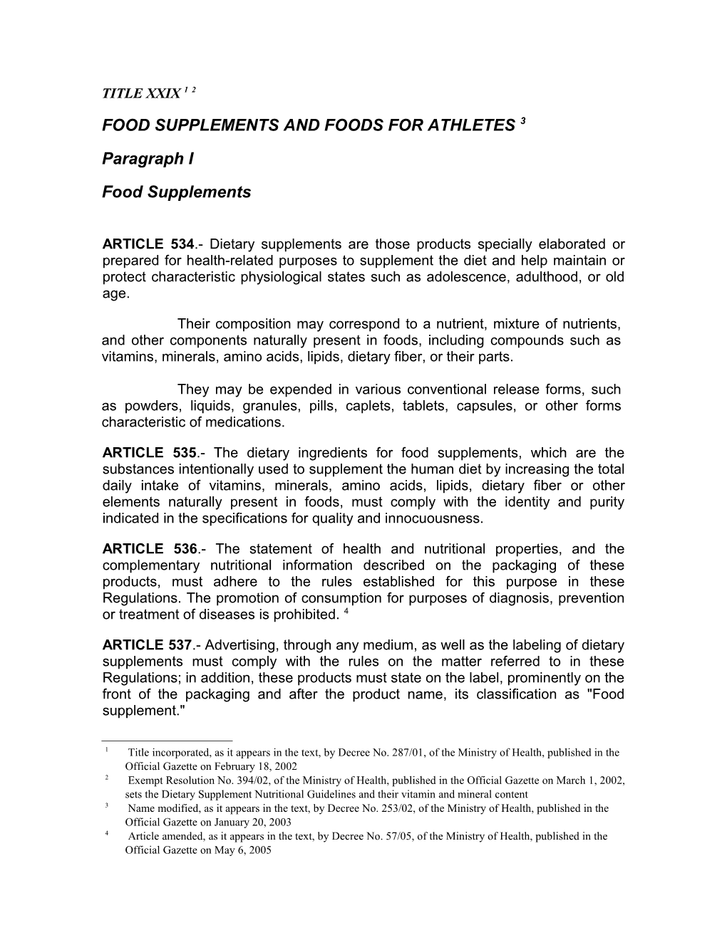 Food Supplements and Foods for Athletes 3