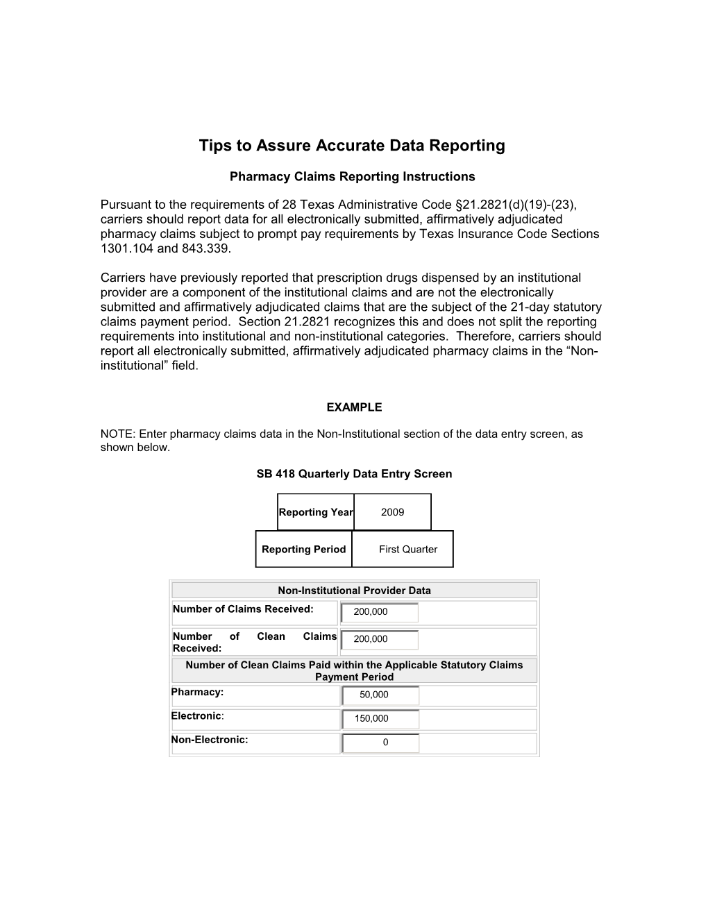 Tips to Assureaccurate Data Reporting