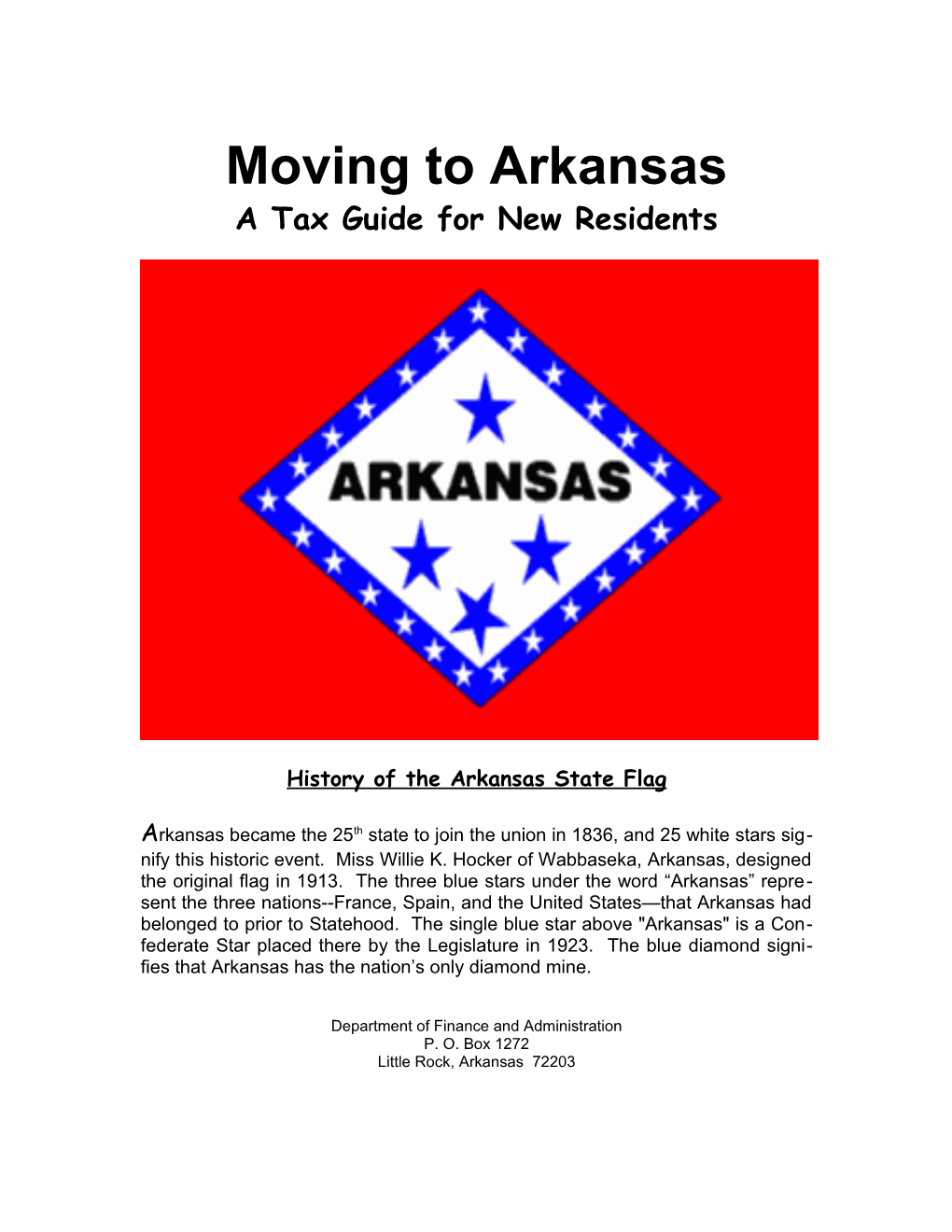 Moving to Arkansas