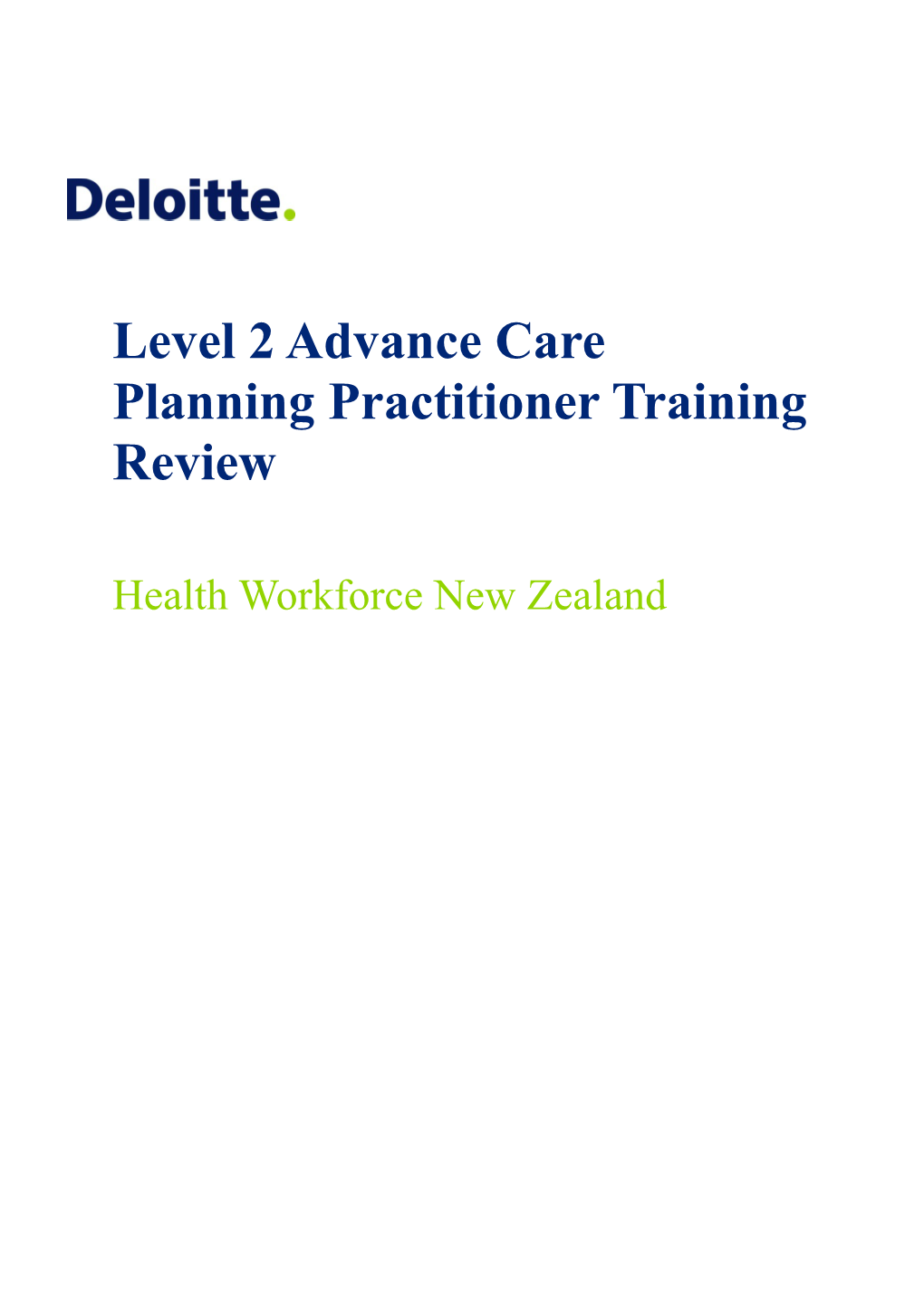 Health Workforce New Zealand