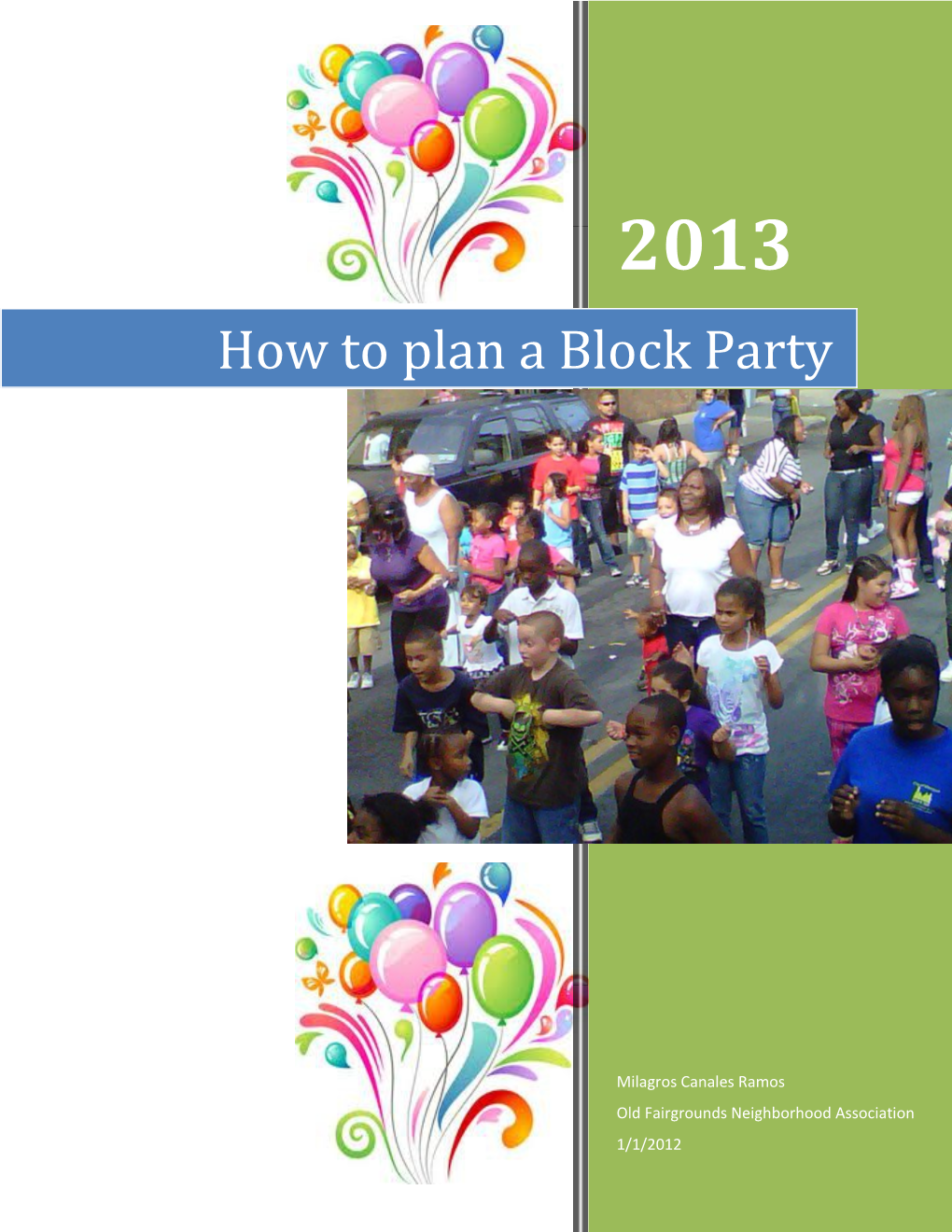 How to Plan a Block Party