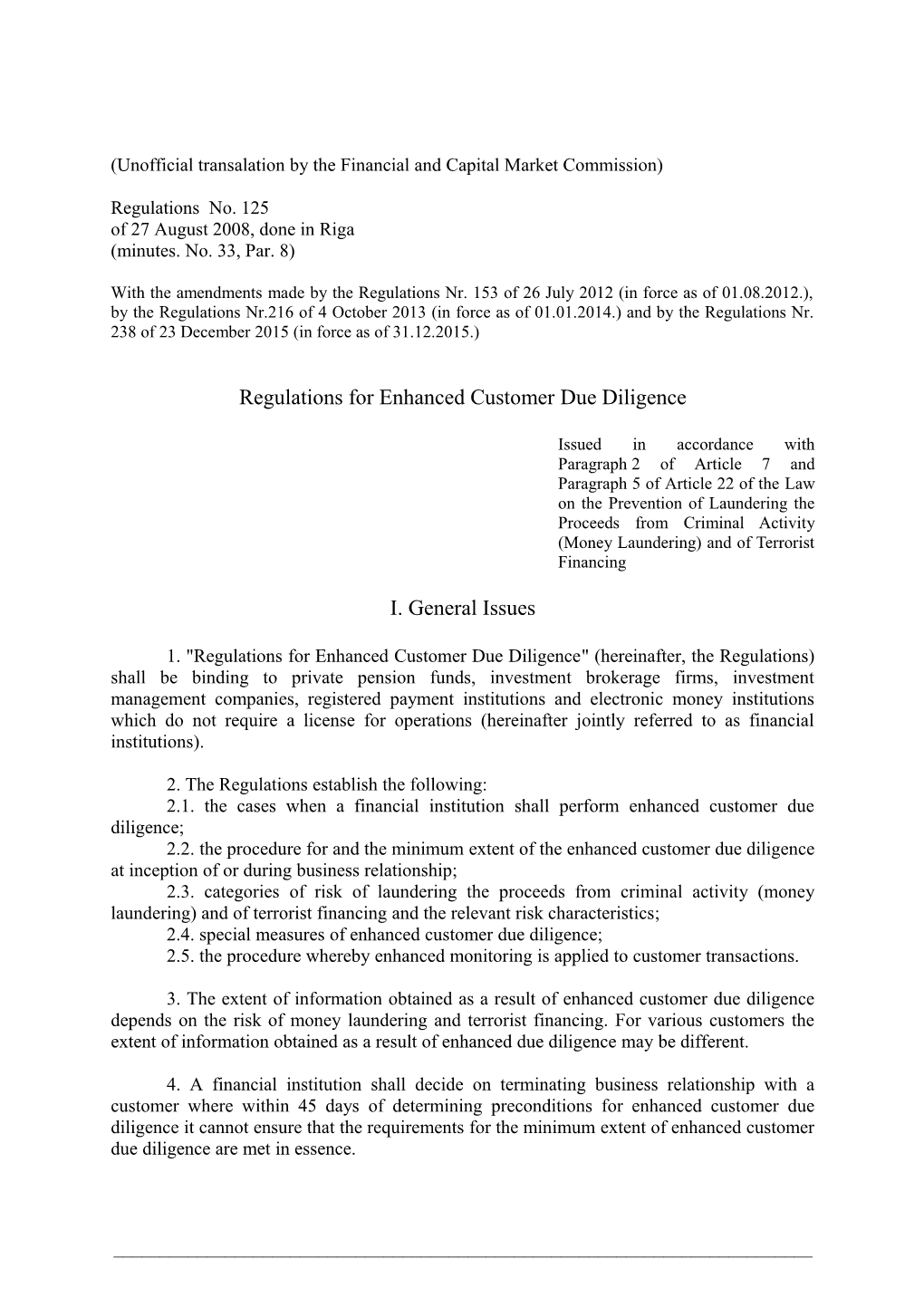 Unofficial Transalation by the Financial and Capital Market Commission