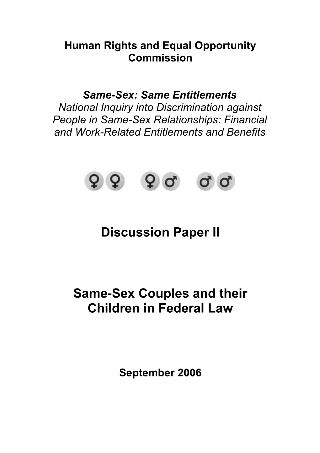 Same-Sex Couples and Their Children in Commonwealth Law