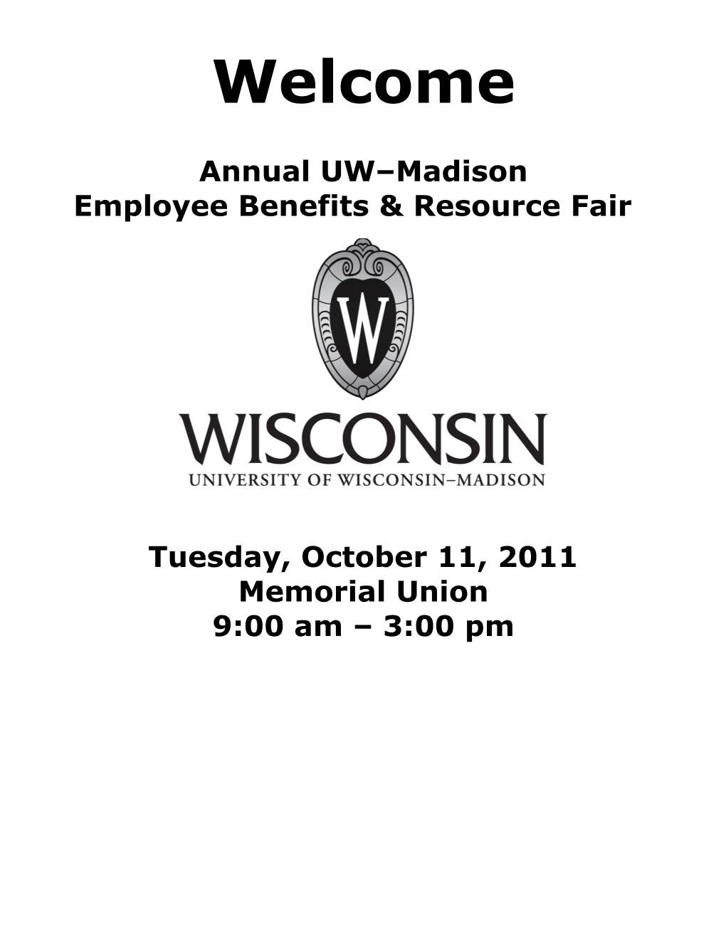 UW-Madison Employee Benefits and Resource Fair