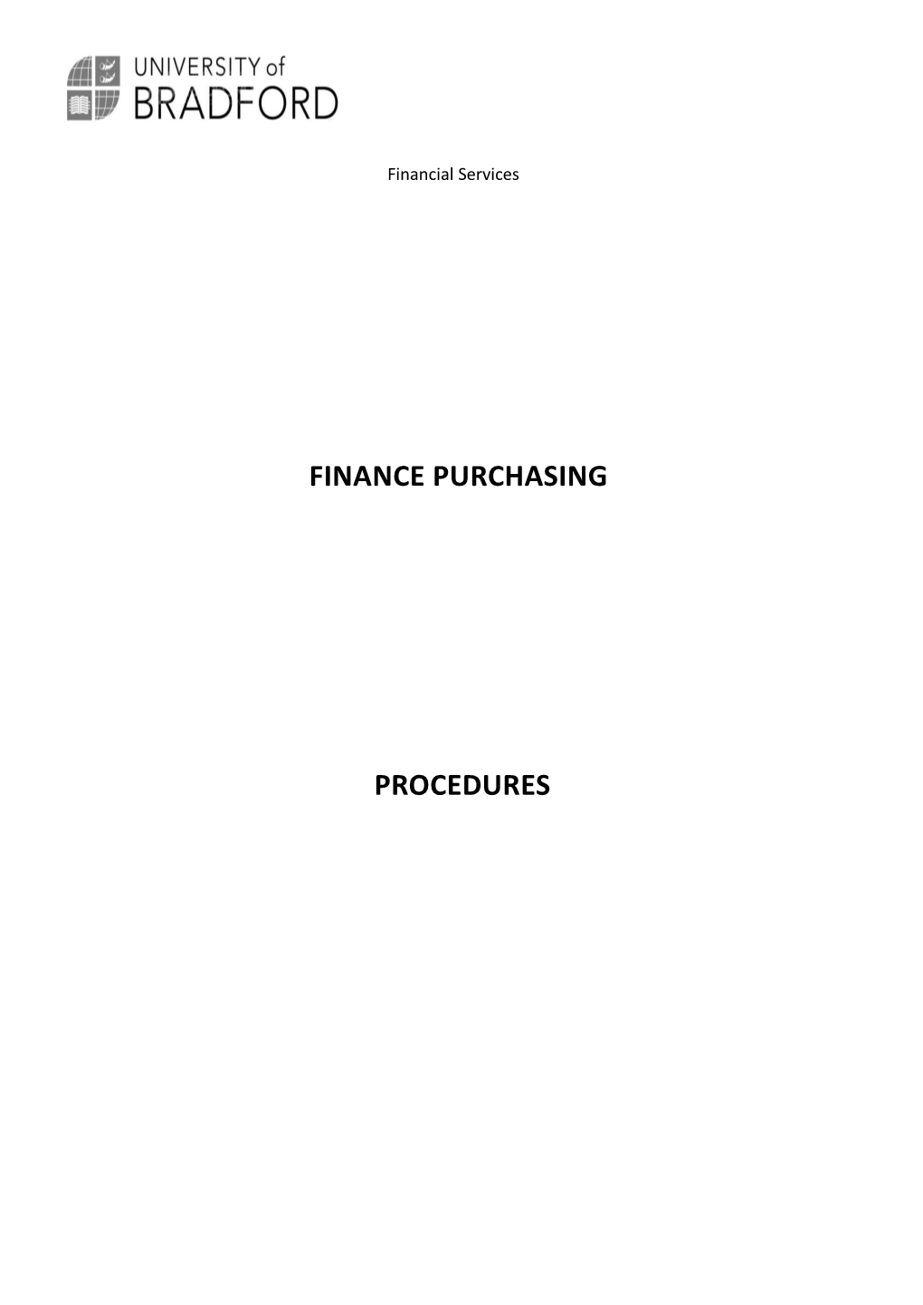 Finance Purchasing