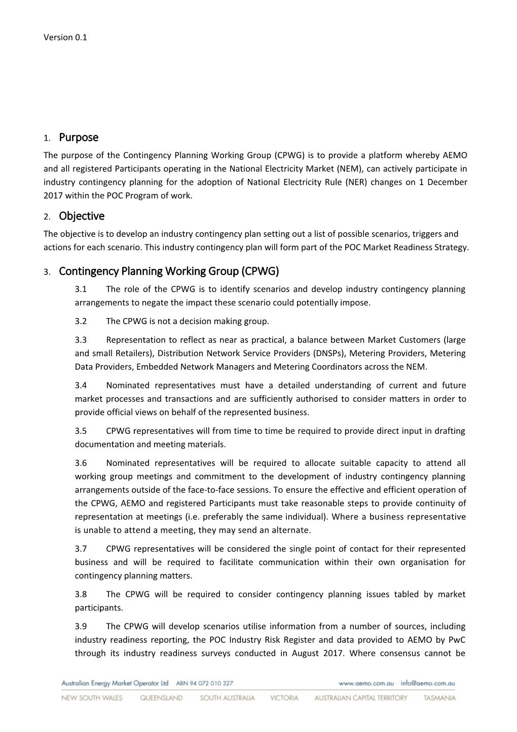 Guiding Principles to Develop the Transition Plan