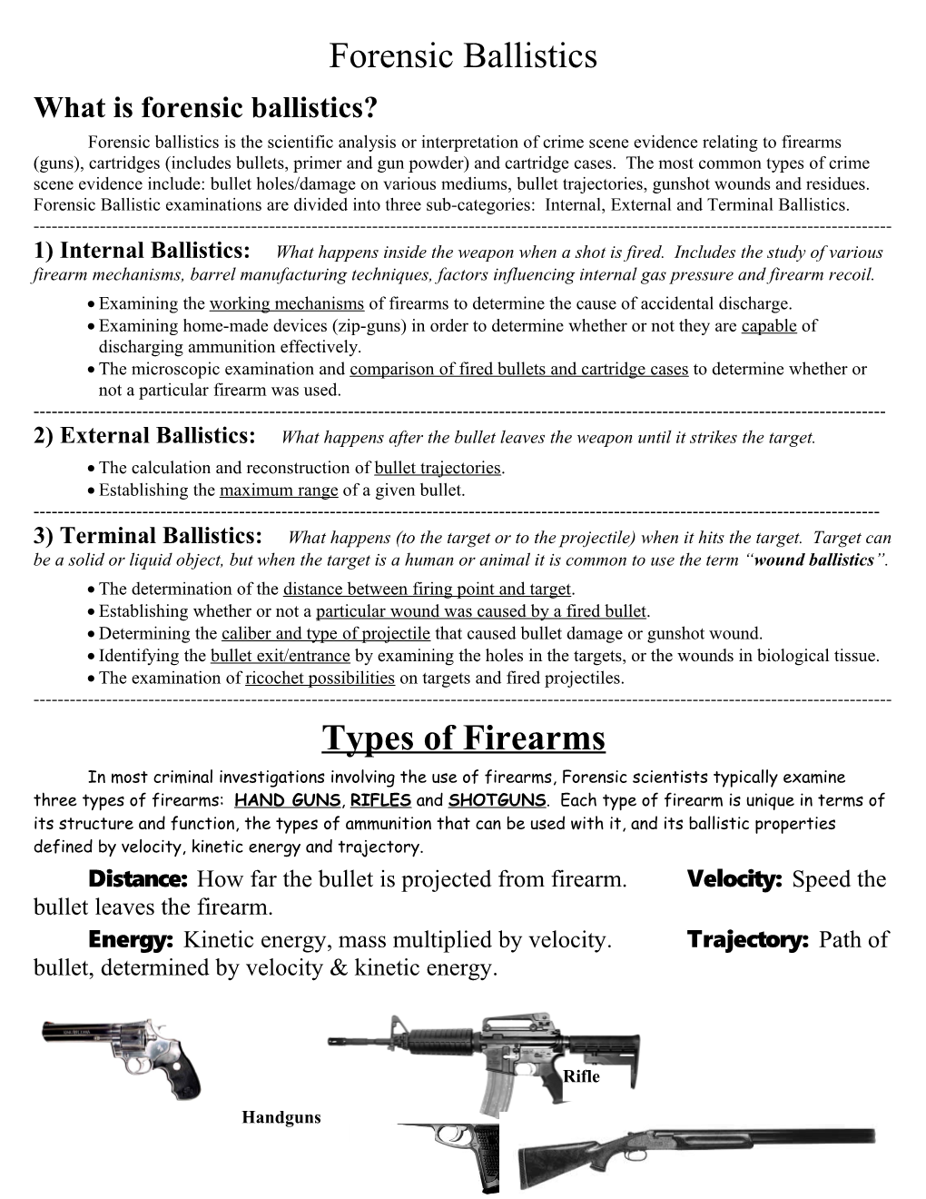 What Is Forensic Ballistics?