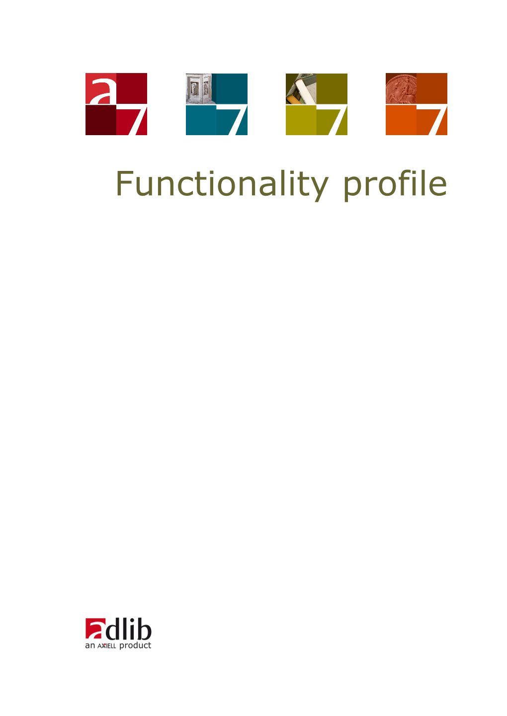 Adlib Software Functionality Profile