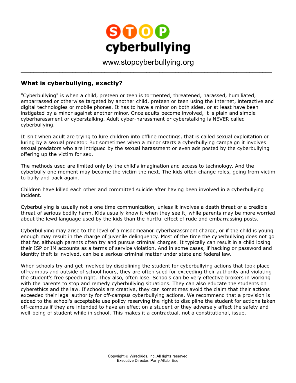 What Is Cyberbullying, Exactly?