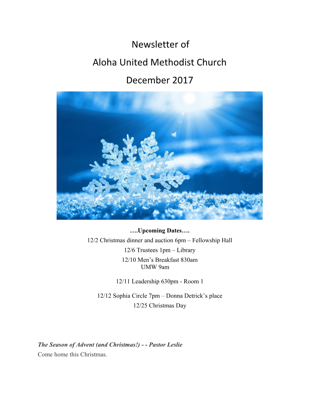 Aloha United Methodist Church