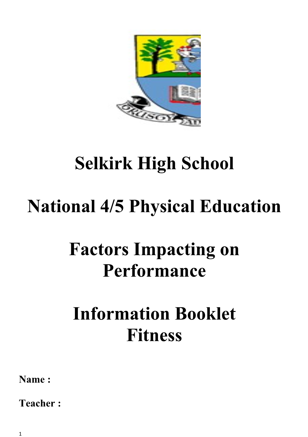 Selkirk High School