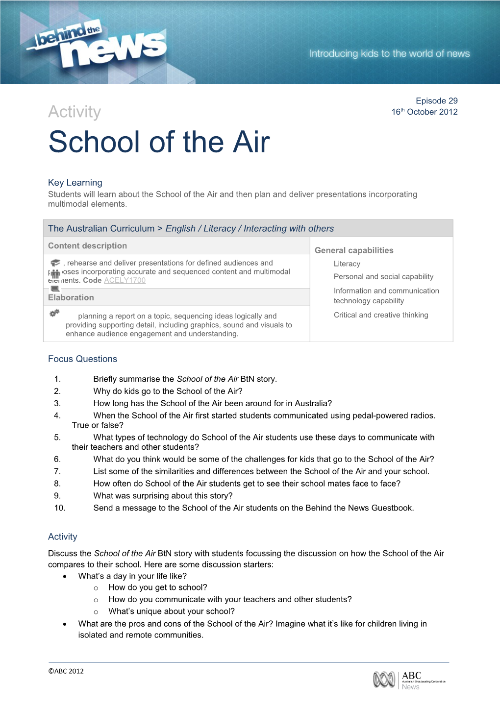 School of the Air