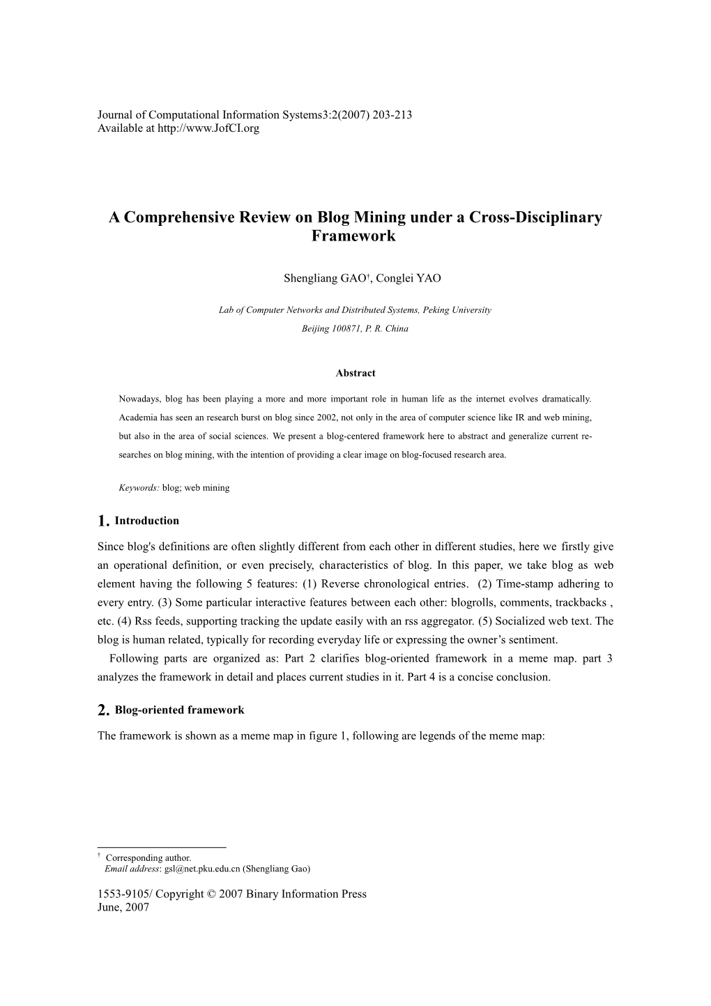 A Comprehensive Review of Blog Research