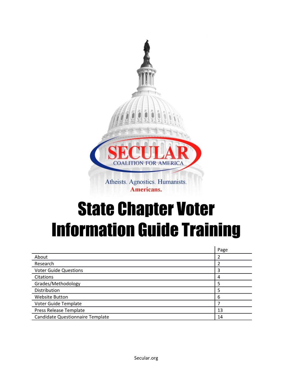 State Chaptervoter Information Guide Training