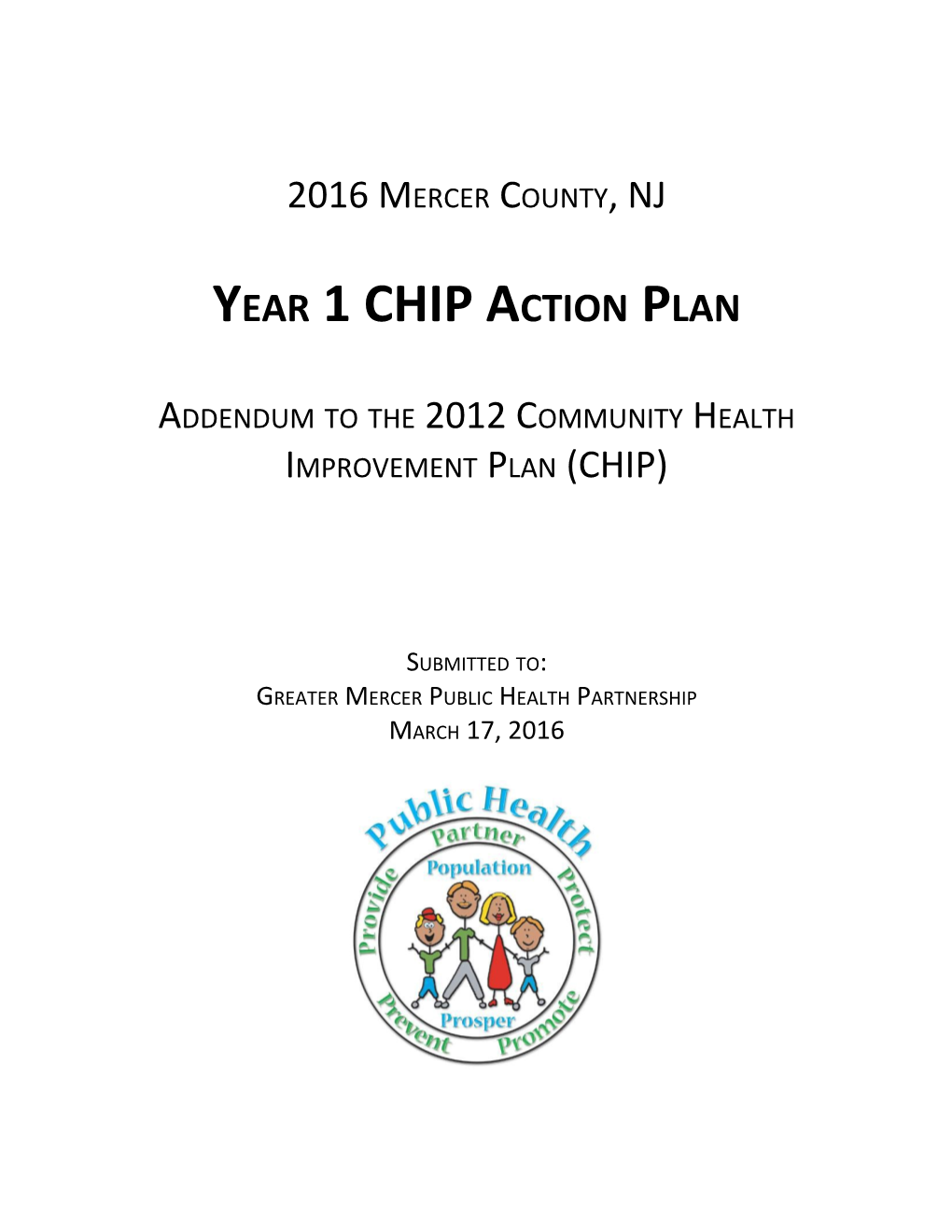 Mercer County Community Health Improvement Plan (CHIP) Year 1 Action Plan