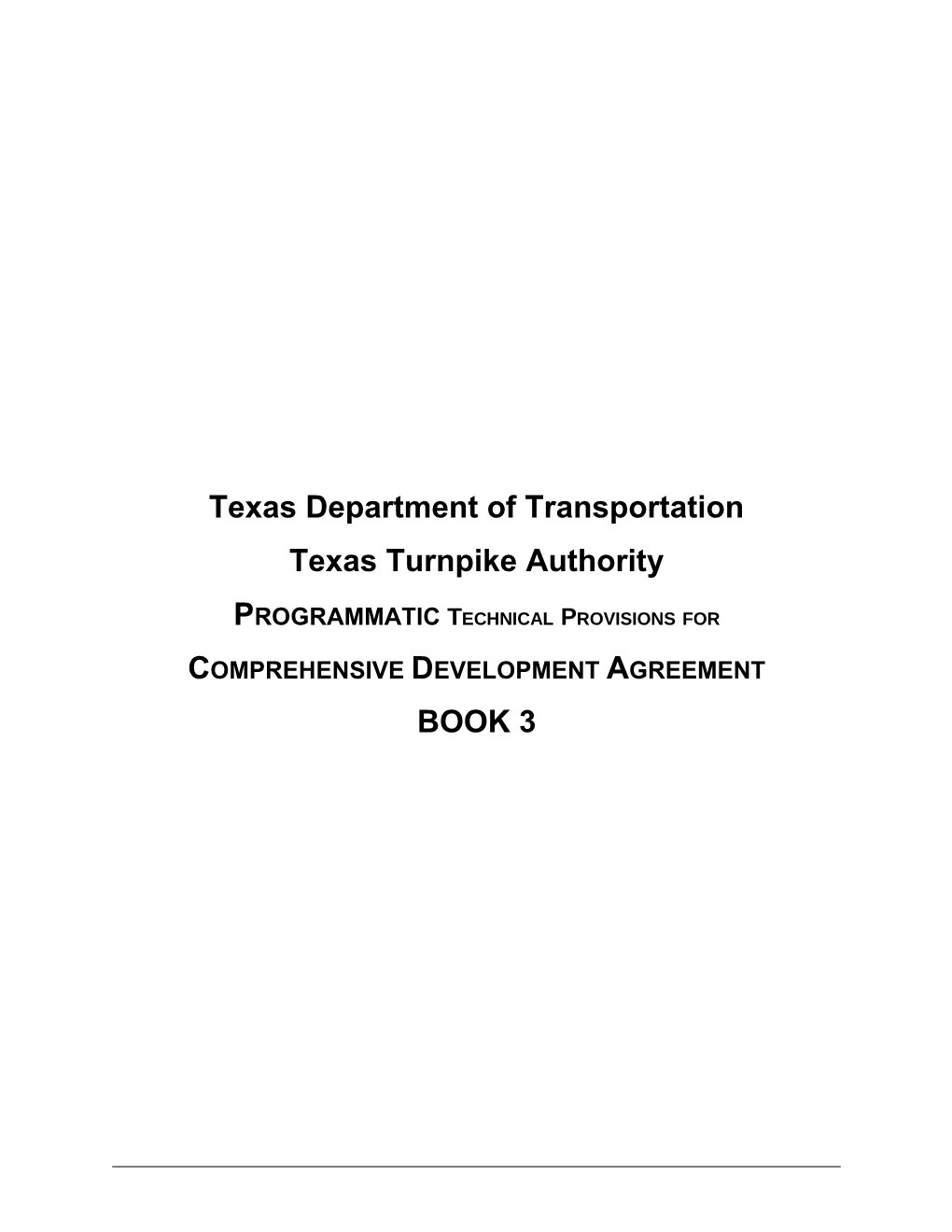 Texasdepartment of Transportation