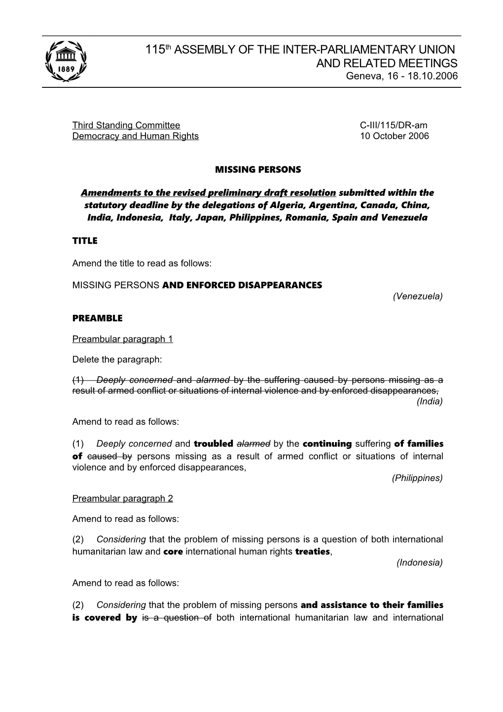 Third Standing Committeec-III/115/DR-Am