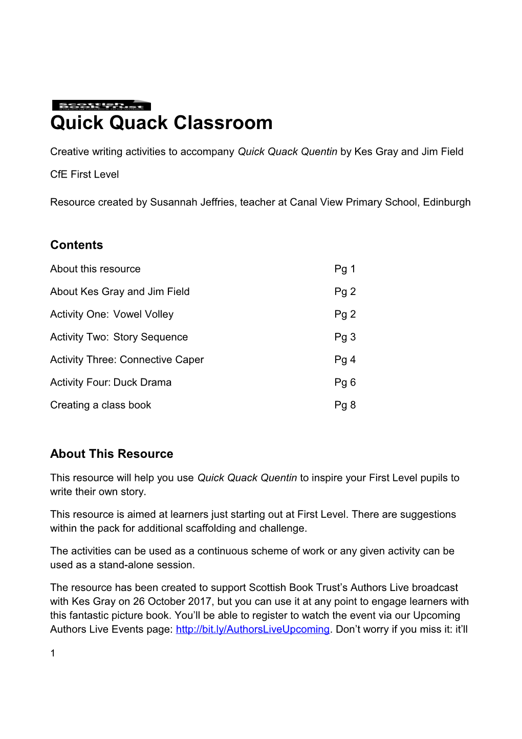Quick Quack Classroom