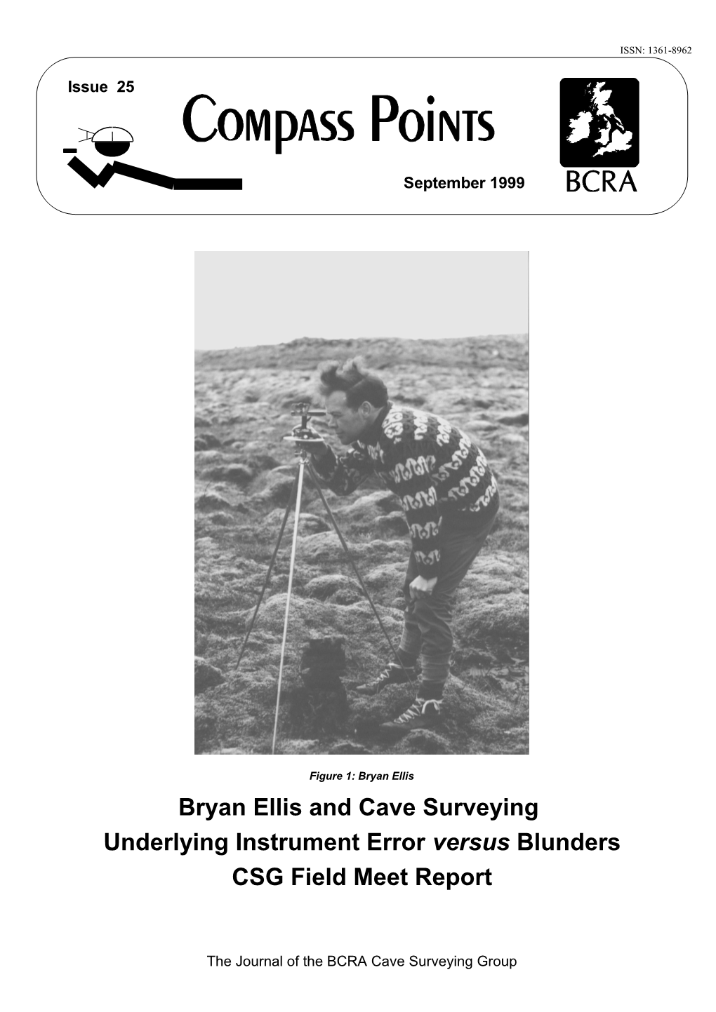Bryan Ellis and Cave Surveying