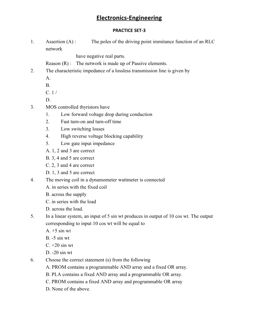 Electronics-Engineering